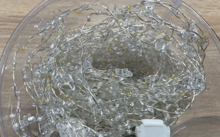 гирлянда штора роса