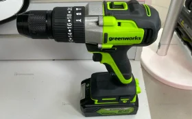Купить Дрель шуруповерт GreenWorks 3704107 б/у , в Рязань Цена:7900рублей