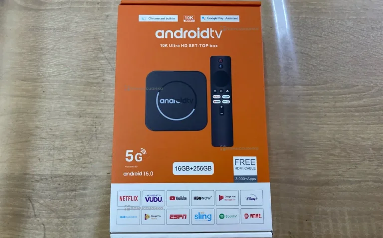 ТВ приставка Android TV 10 Ultra HD SET-TOP box