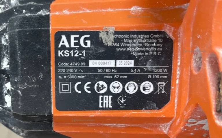 Циркулярная пила AEG KS12-1