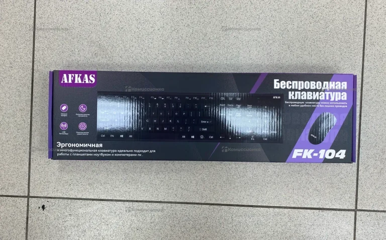 Набор беспроводных клавиатура + мышь afkas fk104