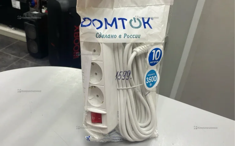 Удлинитель 3500вт 10м 3 розетки