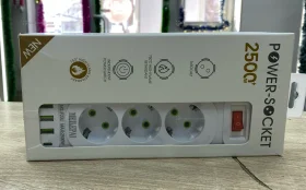 Купить Удлинитель Power Socket 2500W 6 розеток б/у , в Курган Цена:490рублей