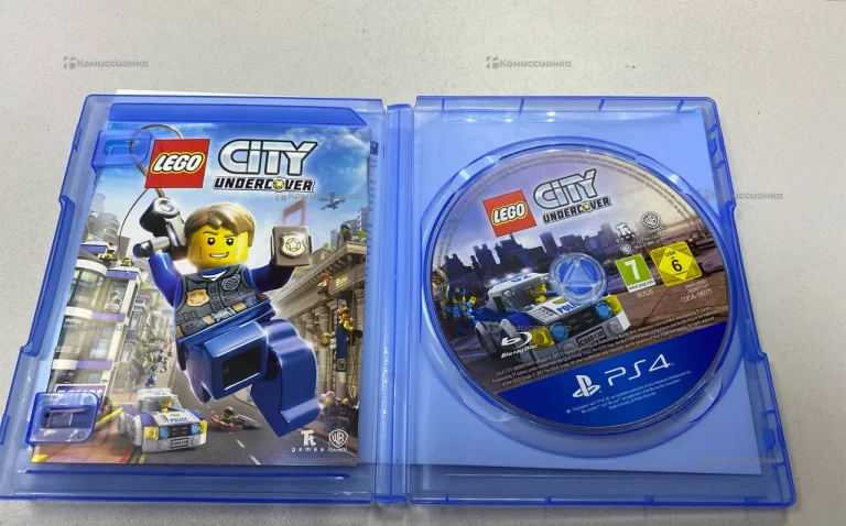 диск PS4 logo city