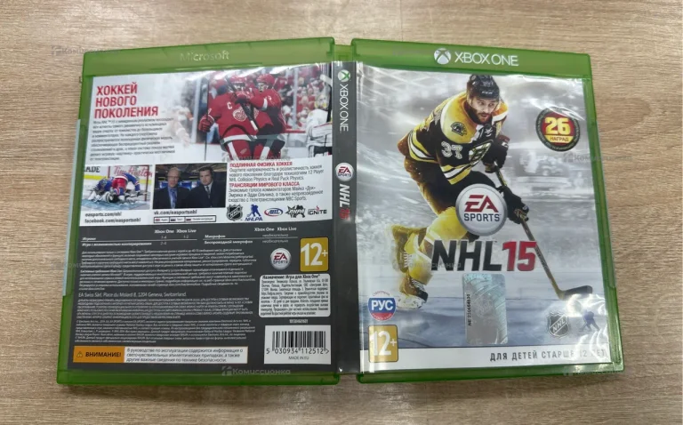 диск xbox nhl 15
