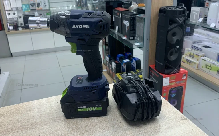 Аккумуляторный Гайковерт Ayger APW18BL4