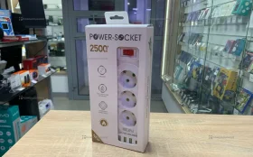 Купить Удлинитель Power Socket 2500W 3 розетки б/у , в Нижний Новгород Цена:590рублей