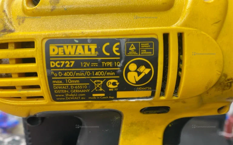 Шуруповерт Шуроповерт dewalt dc 727