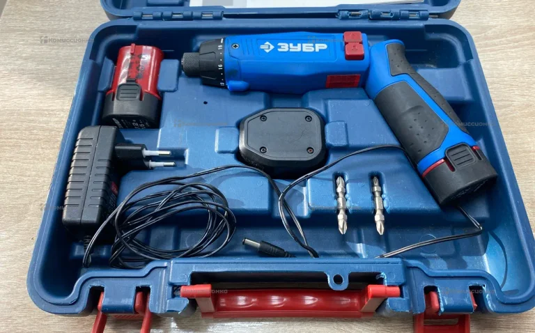 Аккумуляторная отвертка зубр 30-7.2 Ли