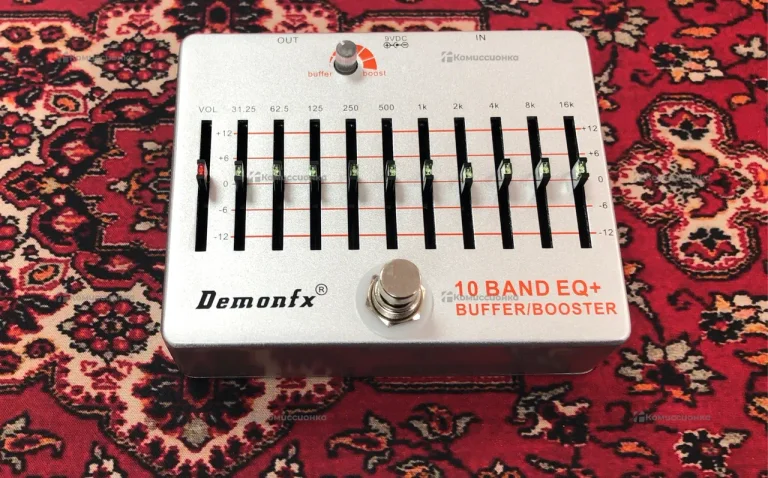 Педаль эффектов DemonFX 10 Band EQ+ Buffer/Booste