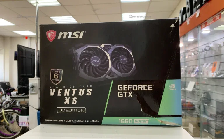 Видеокарта GTX 1660 Super 6GB MSI