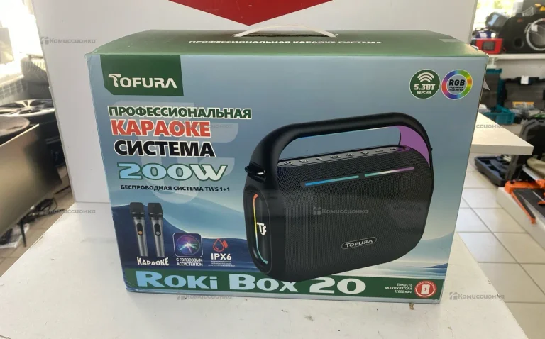 Колонка  караоке система tofura Roki box 20