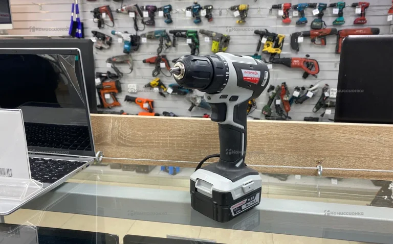 Дрель аккумуляторная бесщеточная ИНТЕРСКОЛ миниМАК