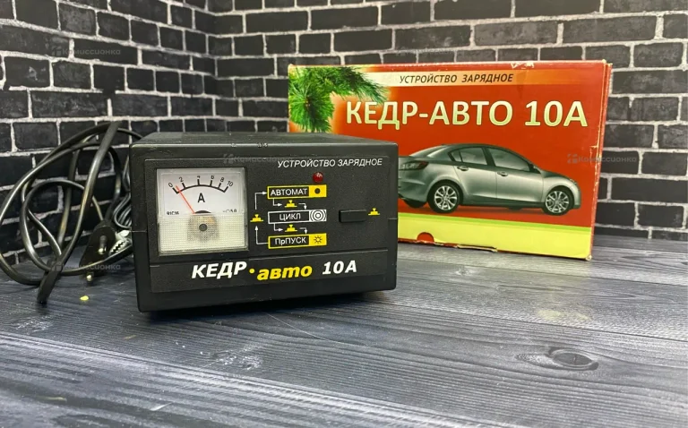 Автомобильное зарядное кедр-авто 10А