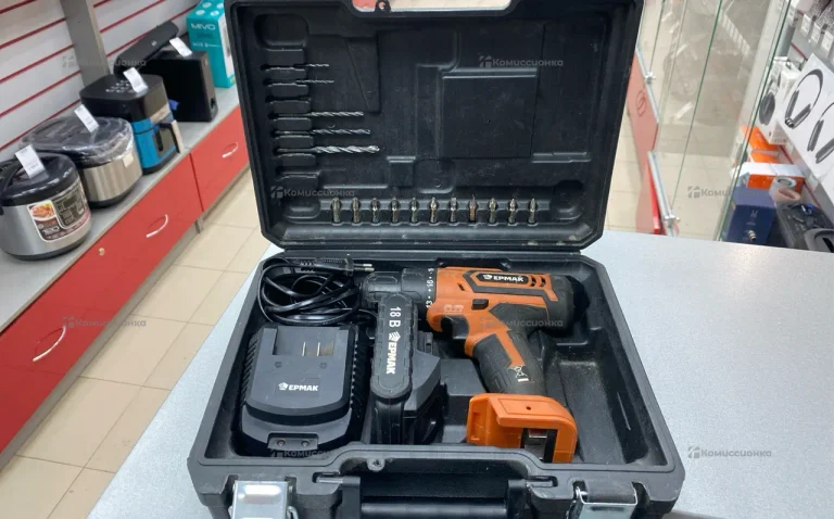 Шуруповерт ЕРМАК ДША-18
