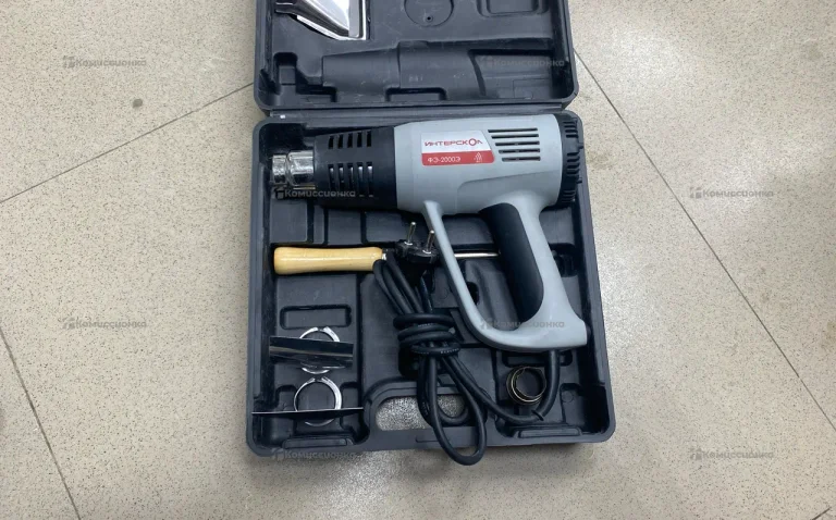 Строительный фен Интерскол ФЭ-2000Э