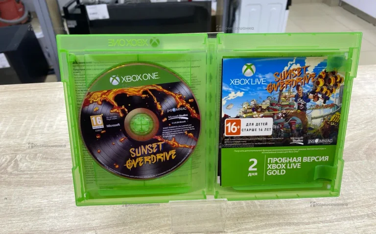 Диск на Xbox one Sunset Overdrive