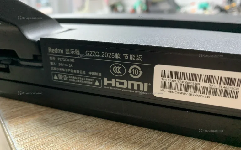 Монитор Redmi G27Q 2025 180ghz
