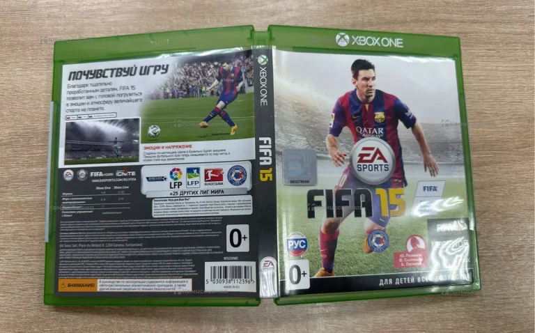 диск xbox fifa 15