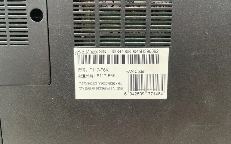 Ноутбук  Machenike F117