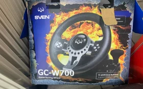 Купить Игровой руль Sven с педалями б/у , в Екатеринбург Цена:3500рублей