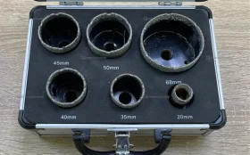 Купить Коронки по керамограниту с 20mm по 68mm б/у , в Челябинск Цена:3900рублей