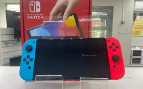 Купить Приставка Nintendo switch oled 64+прошитая 128гб б/у , в Челябинск Цена:22590рублей