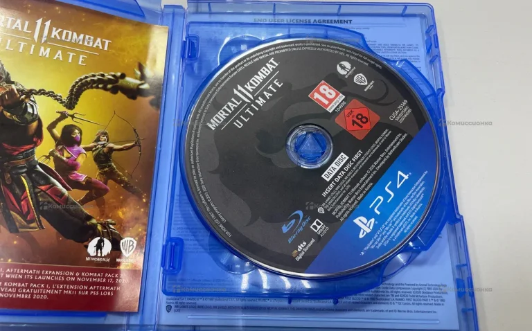 Диск ps4 mortal kombat 11 ultimate