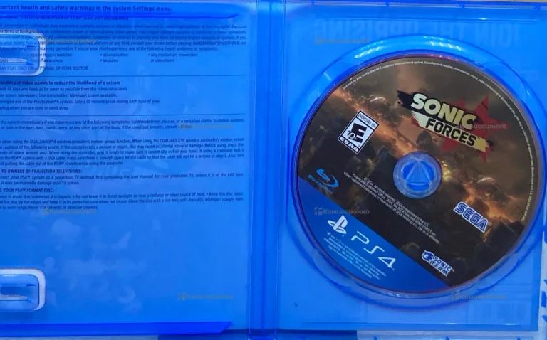 PS4 Дисk Sonic Forces