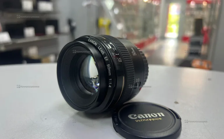 Объектив для фотоаппарата Canon 50mm ef 50mm 1:1.
