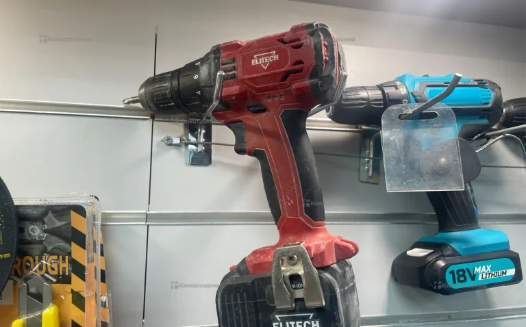 Аккумуляторная дрель-шуруповерт ELITECH ДА 12СЛ2