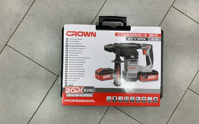 Аккумуляторный перфоратор CROWN CT28001HX-4 BMC
