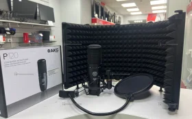Купить Студийный микрофон AKG P120+экран+фильтр+паук б/у , в Тюмень Цена:7990рублей