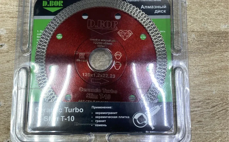 D.BOR диск алмазный ceramic turbo t10