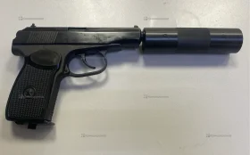 Купить Пневматический пистолет Baikal MP654K + глушитель б/у , в Сызрань Цена:11990рублей