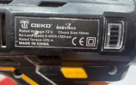 Купить Шуруповерт DEKO GCD12DU3 б/у , в Москва и область Цена:1500рублей