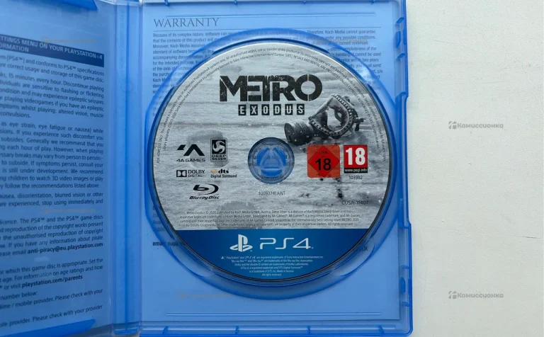 Диск для PS4 Metro Exodus