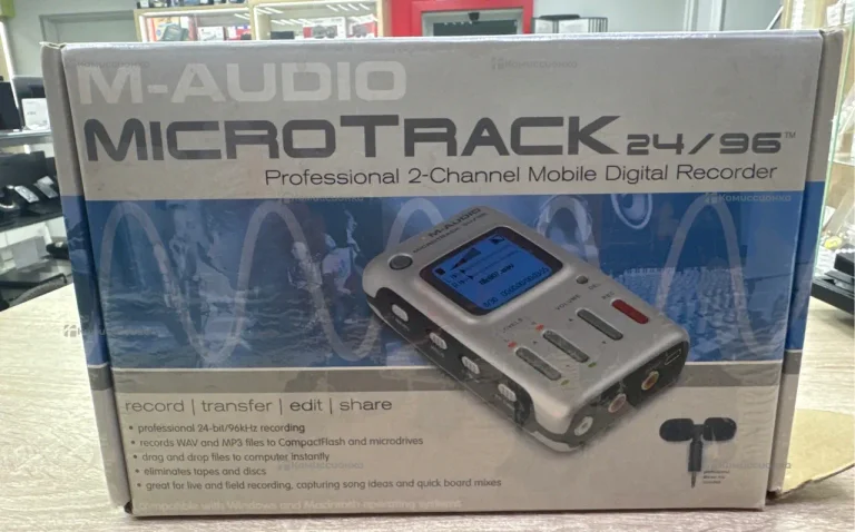 Рекордер M-Audio microtract 24/96