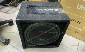 Купить Сабвуфер  ALPINE SBG-1244BR б/у , в Казань Цена:4900рублей
