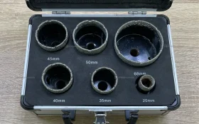 Купить Коронки по керамограниту с 20mm по 68mm б/у , в Челябинск Цена:3900рублей