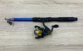 Купить Удочка с катушкой Jerrfishing голубая б/у , в Магнитогорск Цена:690рублей