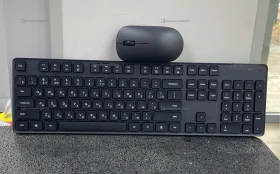 Купить Клавиатура и мышь Xiaomi Mi Wireless Keyboard and Mouse Combo ENG WXJS01YM Русские буквы (черный) б/у , в Магнитогорск Цена:1290рублей