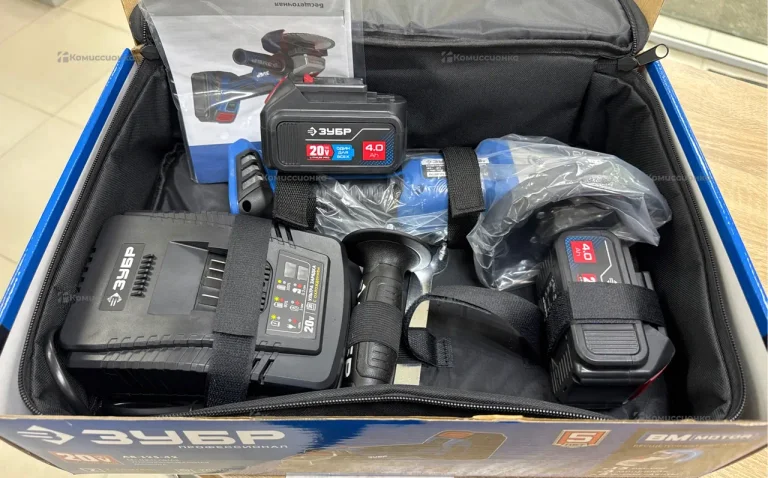 Аккумуляторная УШМ ЗУБР АВ-125-42