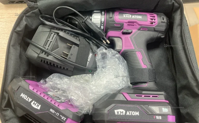 Шуруповерт КМ Атом 18 В (CID-184BL)