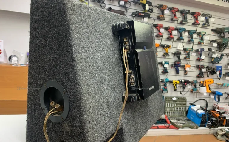 Сабвуфер  2 колонки polkaudio + усилитель pmx -320