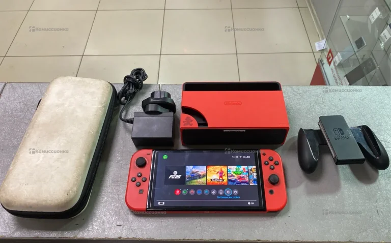 Игровая приставка Nintendo Switch OLED Mario Red E