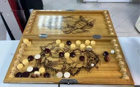 Купить Нарды резные шахматные б/у , в Тюмень Цена:6990рублей