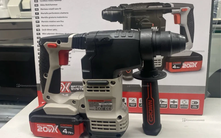 Аккумуляторный перфоратор CROWN CT28001HX-4 BMC