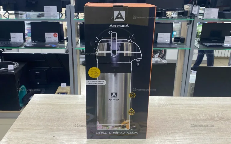 Термос с пневмонасосом Арктика 3,5л