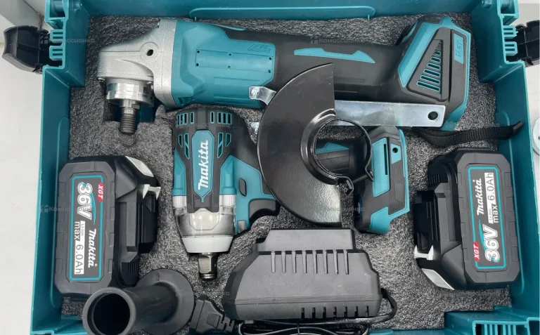 УШМ Набор 2 в 1 гайковерт и ушм акккумуляторные